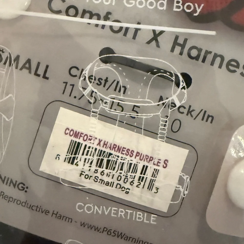 GOOBY ‘X Comfort Harness’ in Purple - Picture 12 of 12